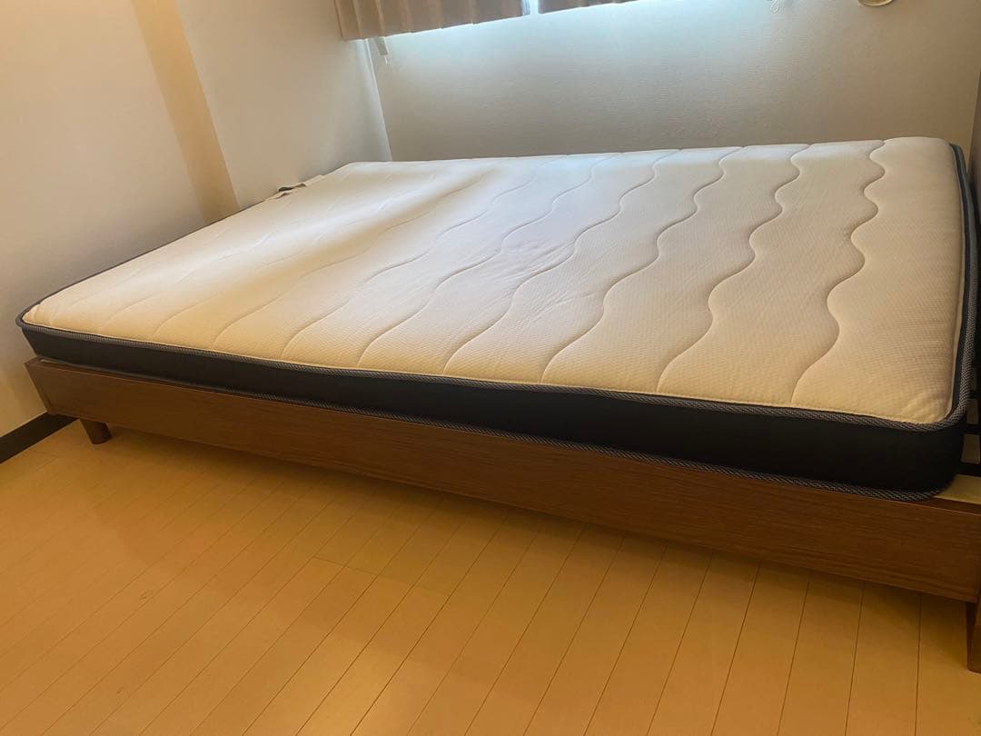 ニトリ　ダブルベット　フレーム＆マッマレスセット