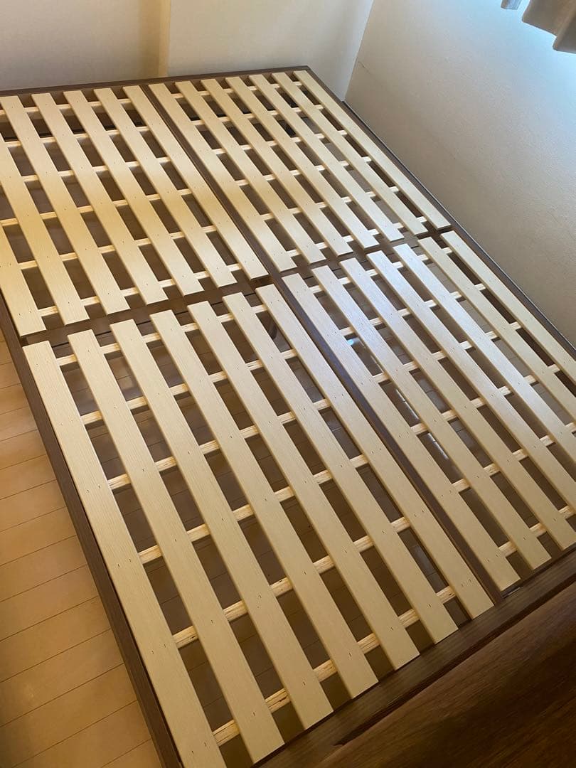ニトリ　ダブルベット　フレーム＆マッマレスセット