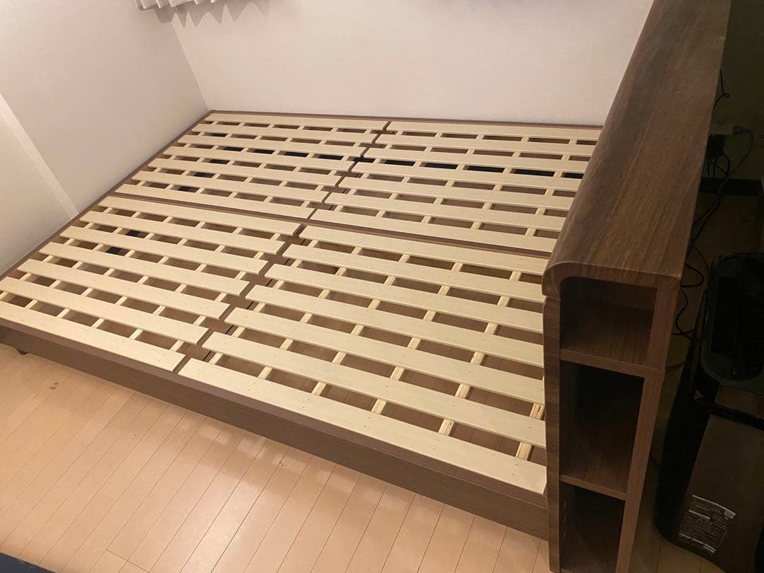 ニトリ　ダブルベット　フレーム＆マッマレスセット