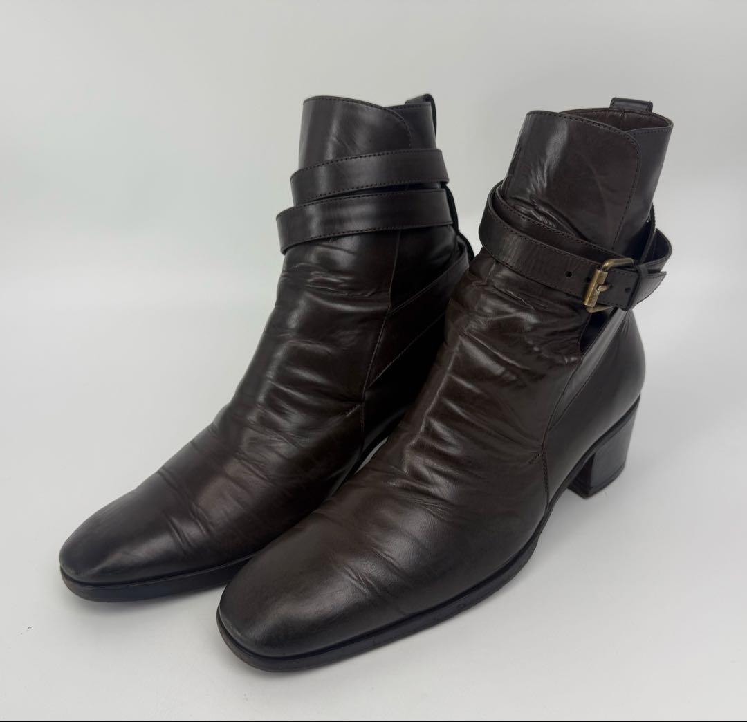 【サイズ40】サンローラン/ロイ/ジョニー/YSL/ブーツ/ヒール/メンズ/パリ