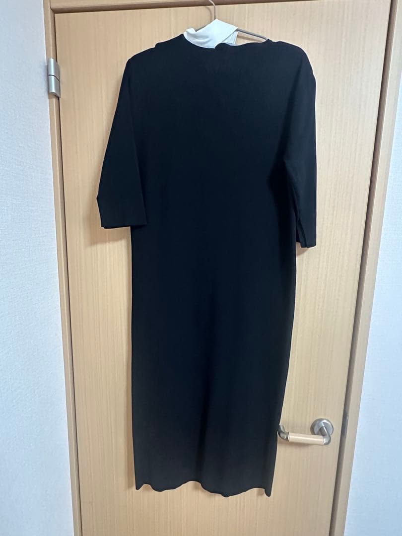 【Room no.8 BLACK】ニードルバイカラー チーフドレス