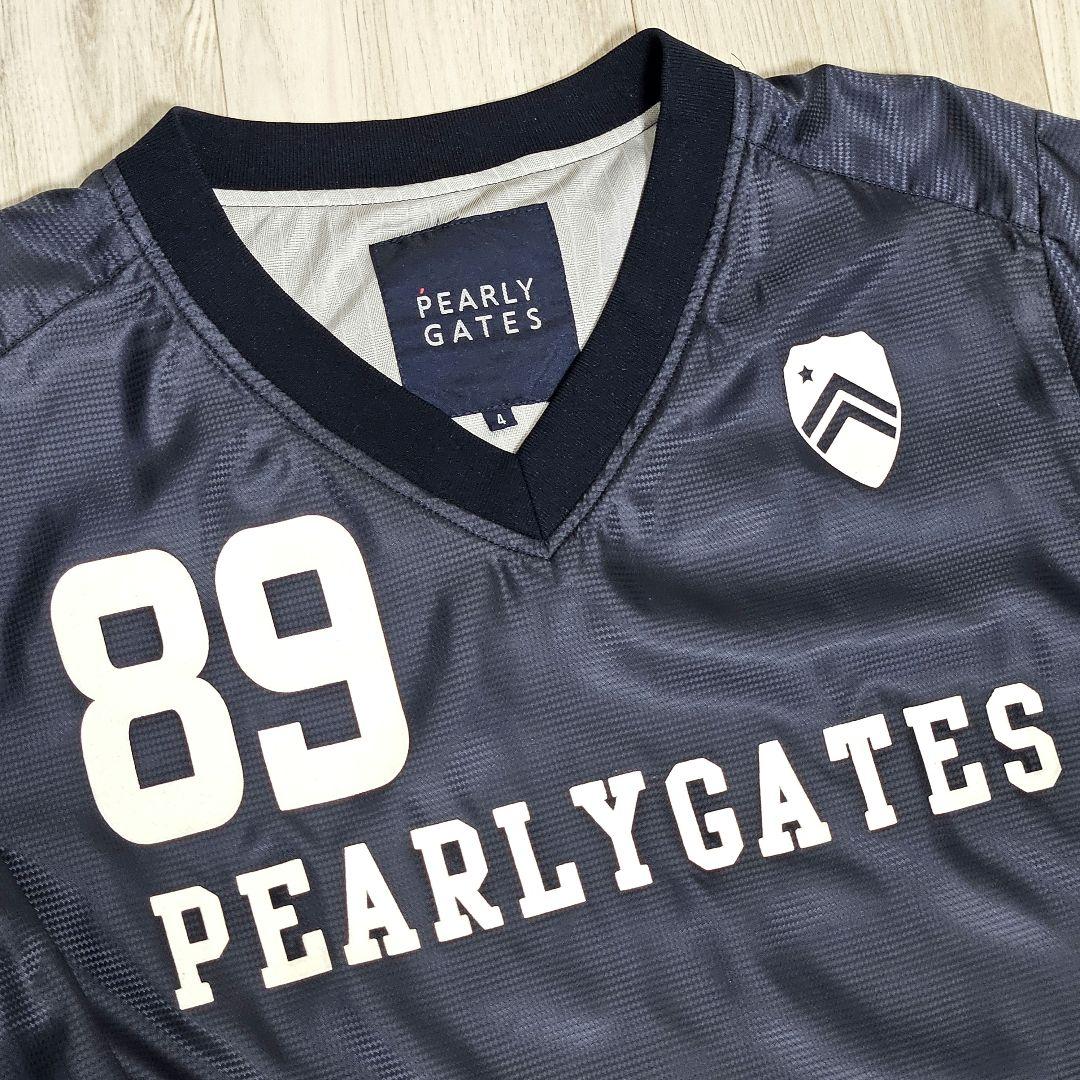 PEARLY GATES 4【Mサイズ】ツインスニードジャック ネイビー89