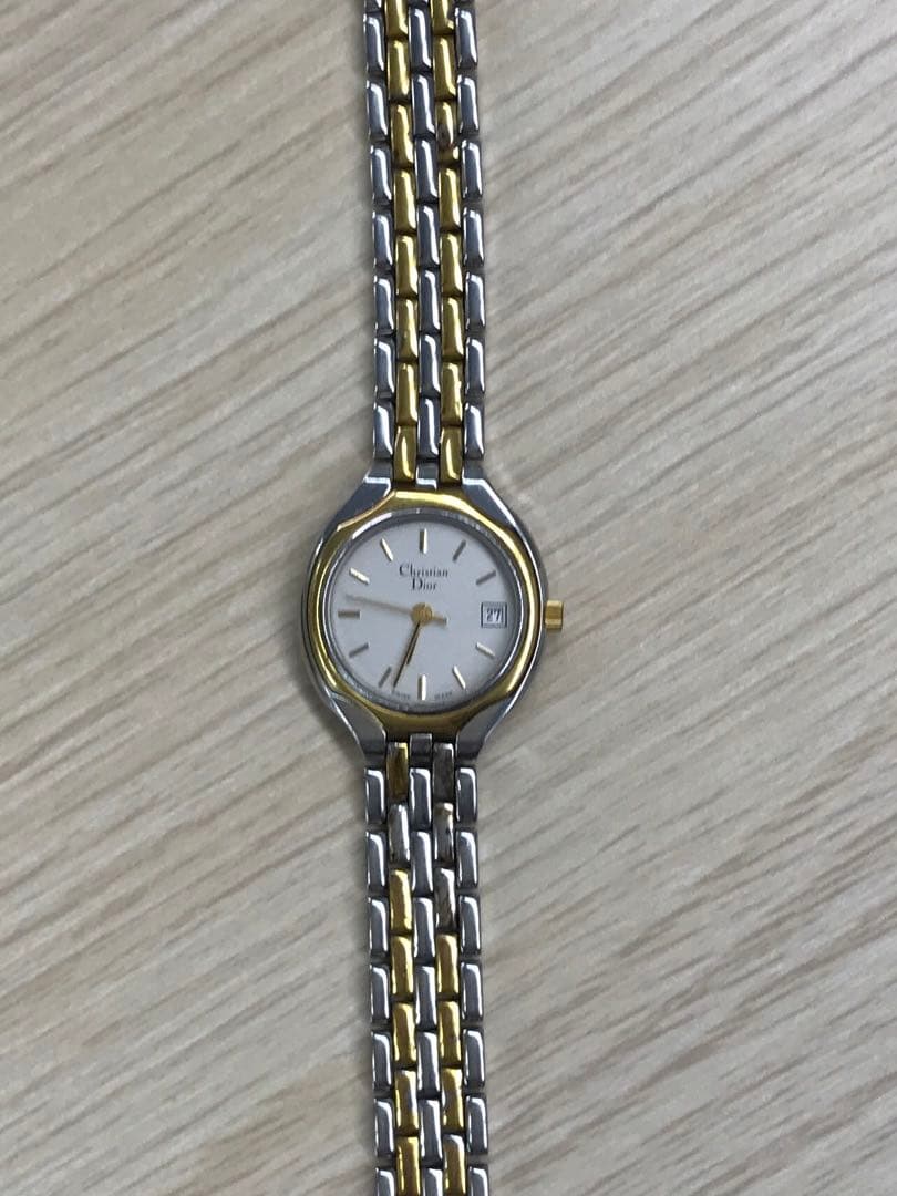 レディース クォーツ腕時計 シルバーゴールド