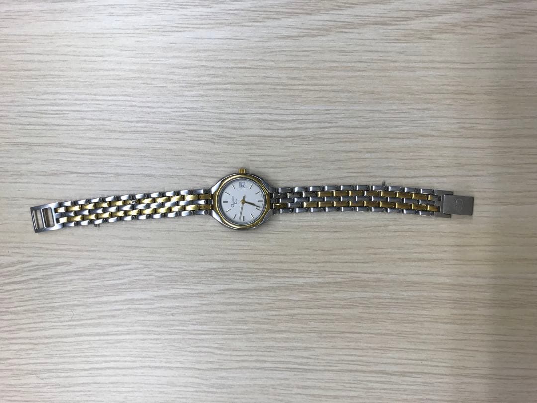 レディース クォーツ腕時計 シルバーゴールド