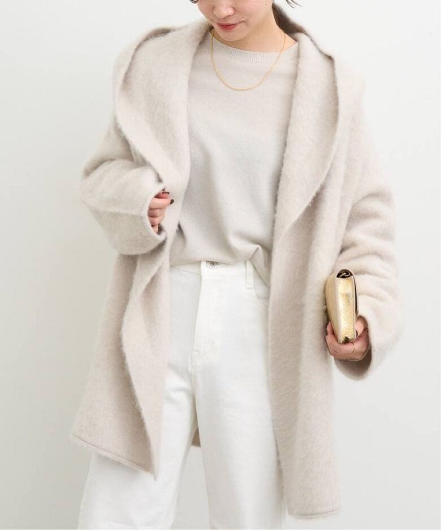 ジャケット・アウター Deuxieme Classe Alpaca Fluffy Gown