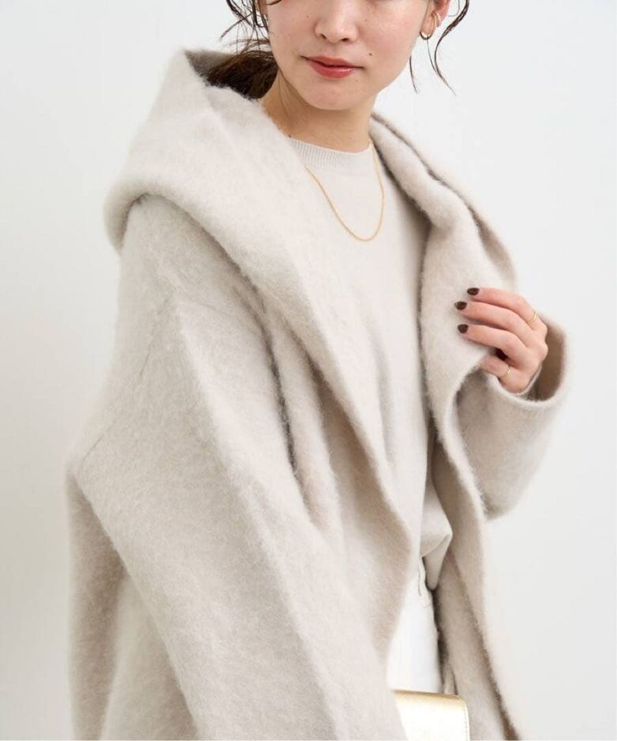 ジャケット・アウター Deuxieme Classe Alpaca Fluffy Gown