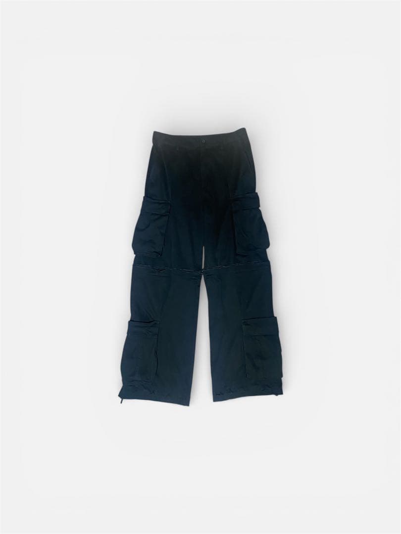 GRANCY ジップデザインカーゴパンツ　グランシー