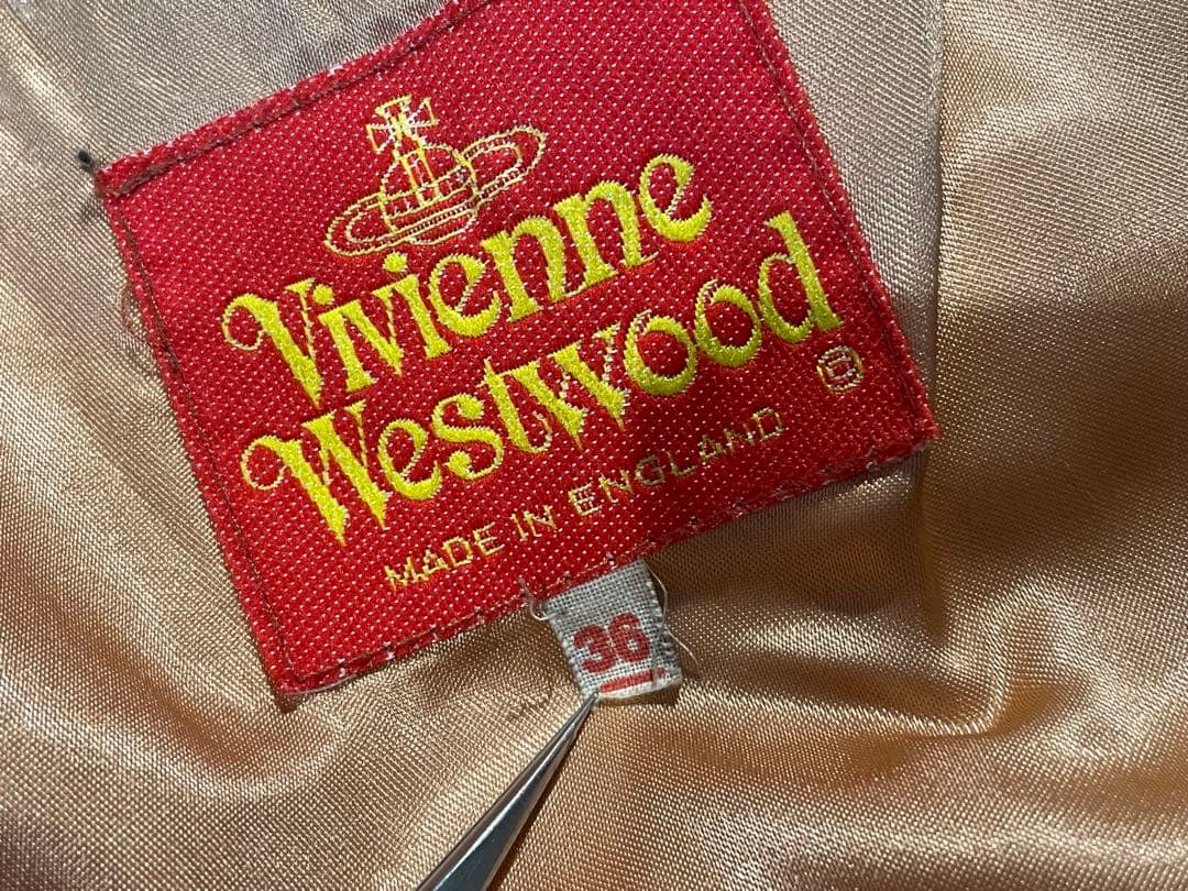 レア ヴィヴィアン ヴィンテージ イングランド ベルベットコート 36