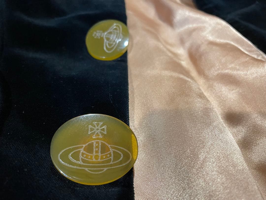 レア ヴィヴィアン ヴィンテージ イングランド ベルベットコート 36