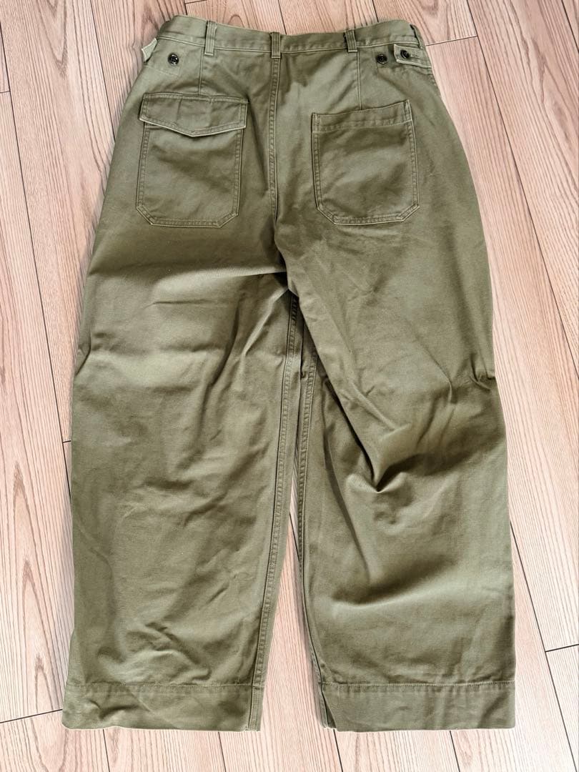 a.pressn usaf hemmed bottoms オリーブ　アプレッセ