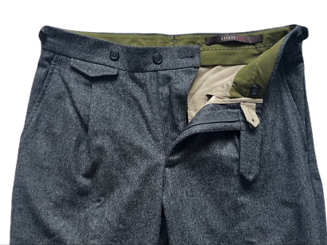 BERWICH イタリア製 フランネルウール スラックス BtoB ベルウィッチ