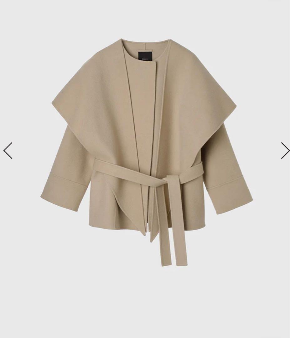 【anuans】リバーウールミドルマフラーコート（試着のみの美品）公式完売品