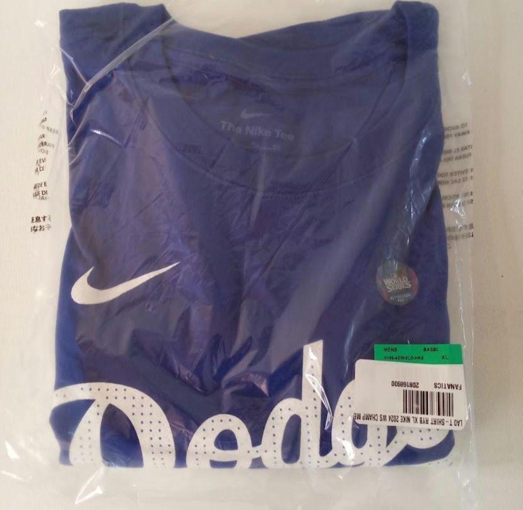 Nike Dodgers アンダーシャツ 青