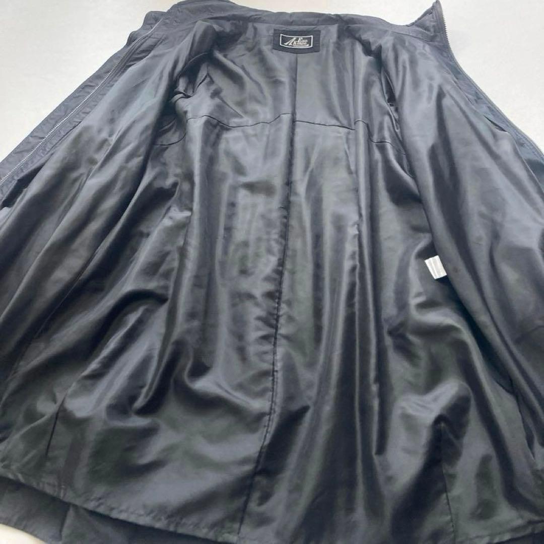 サ*カ様 【美品】エイココンドウ　ギャザー切替 Aラインロングコート グレー 大