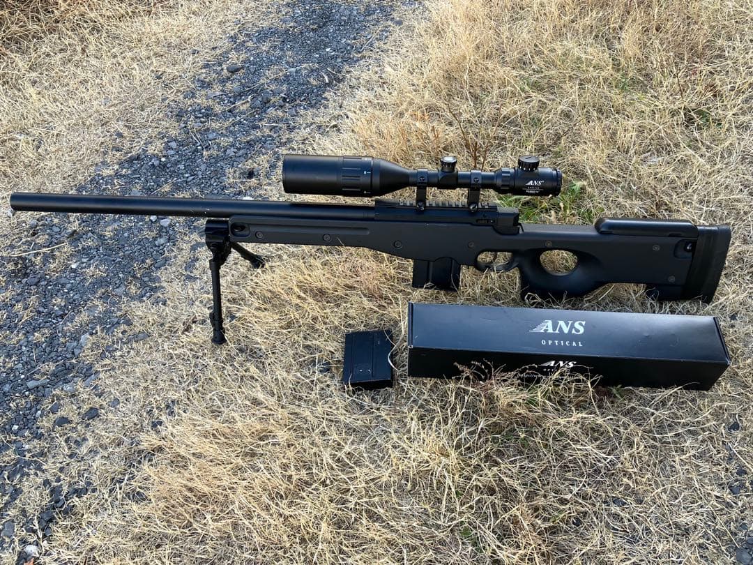 東京マルイ製　エアコッキングライフル　L96AWS BLACK 中古フルセット