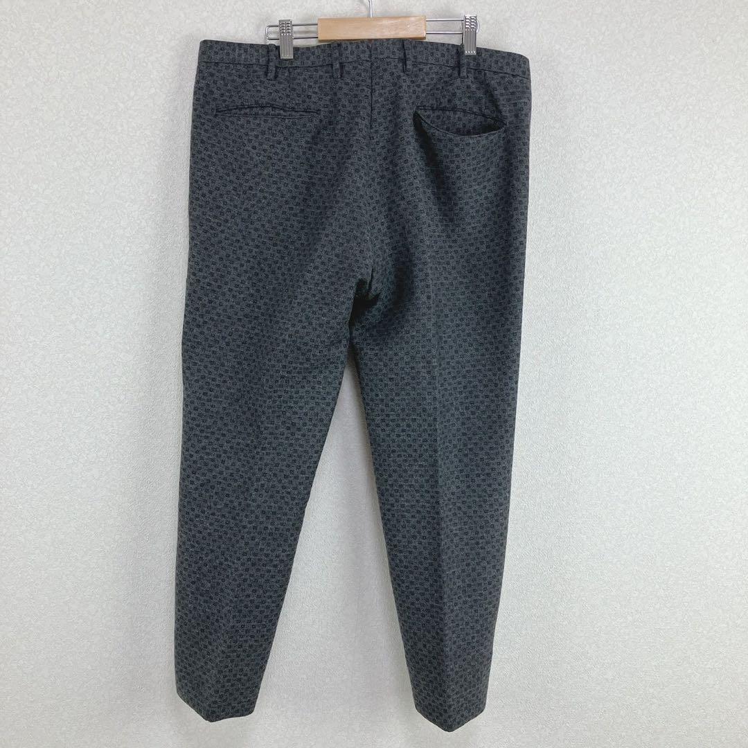 【ピーティーゼロウーノ】スラックス XL 総柄ボトムス 大きいサイズ カジュアル