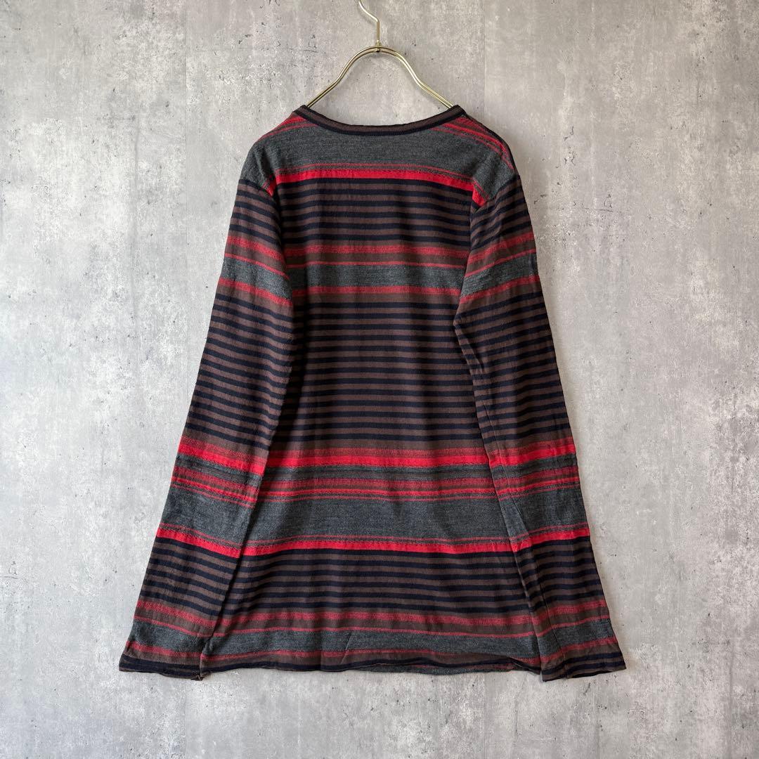 ワイズ Y's ヨウジヤマモト ボーダー ニット カットソー ウールコットン 2