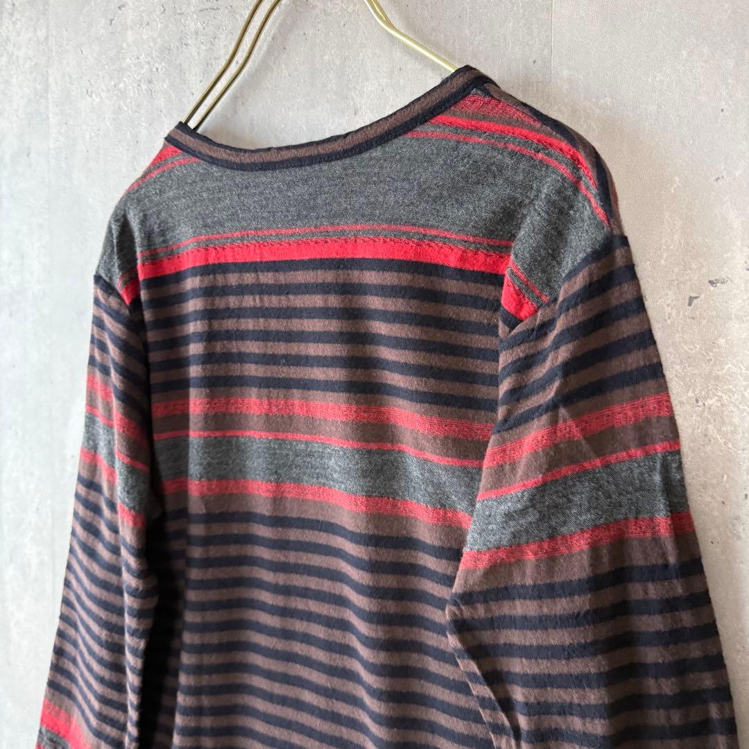 ワイズ Y's ヨウジヤマモト ボーダー ニット カットソー ウールコットン 2