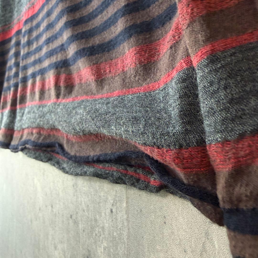 ワイズ Y's ヨウジヤマモト ボーダー ニット カットソー ウールコットン 2