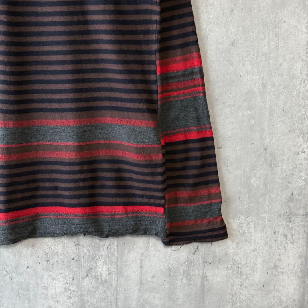 ワイズ Y's ヨウジヤマモト ボーダー ニット カットソー ウールコットン 2