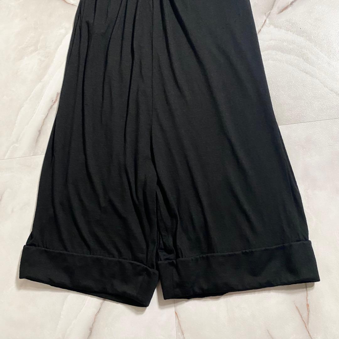 A15988 ジュンヤワタナベ 21SS ジャージーサルエルパンツ　黒 S