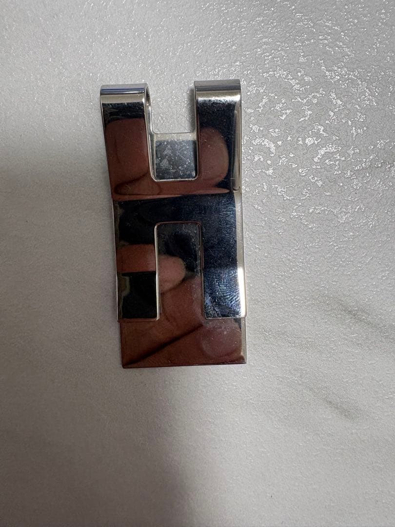 HERMES ステンレススチール マネークリップ