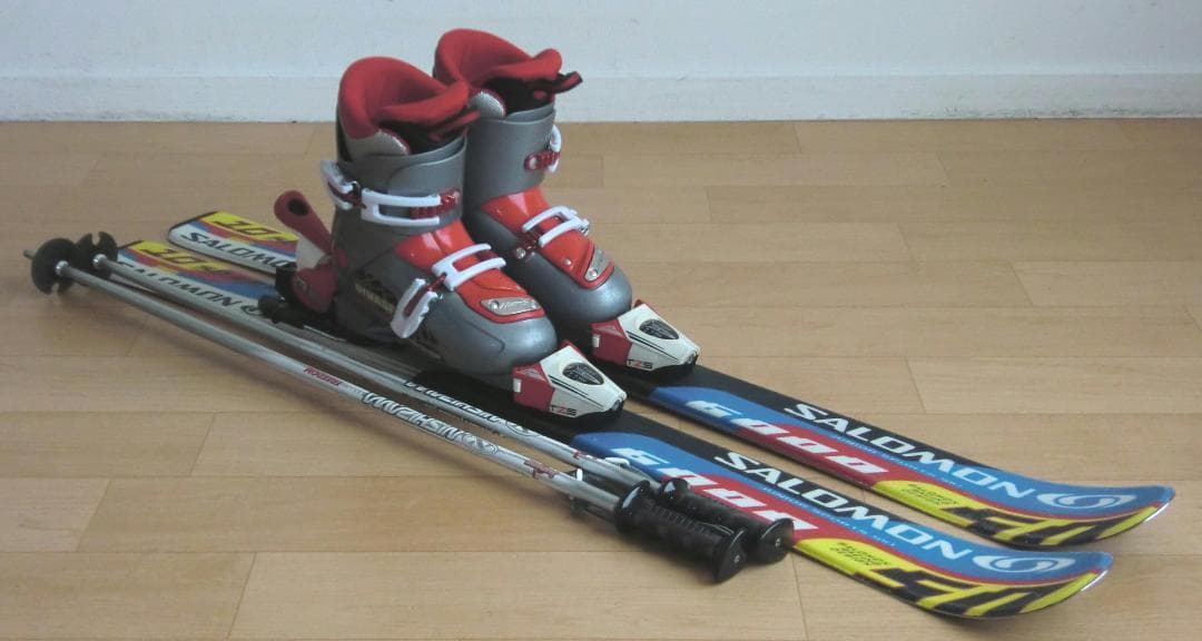 ■■11月限定■送料無料■サロモン■子供用スキーセット■110/21■WAX■■