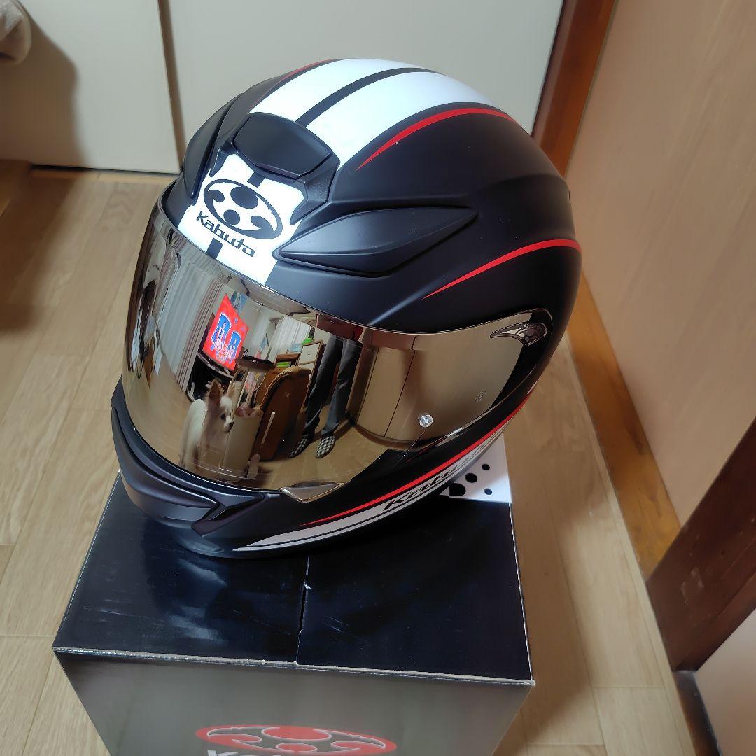 Kabuto　シューマ ノヴァ フルフェイス 　Mサイズ　ミラーシールド付き