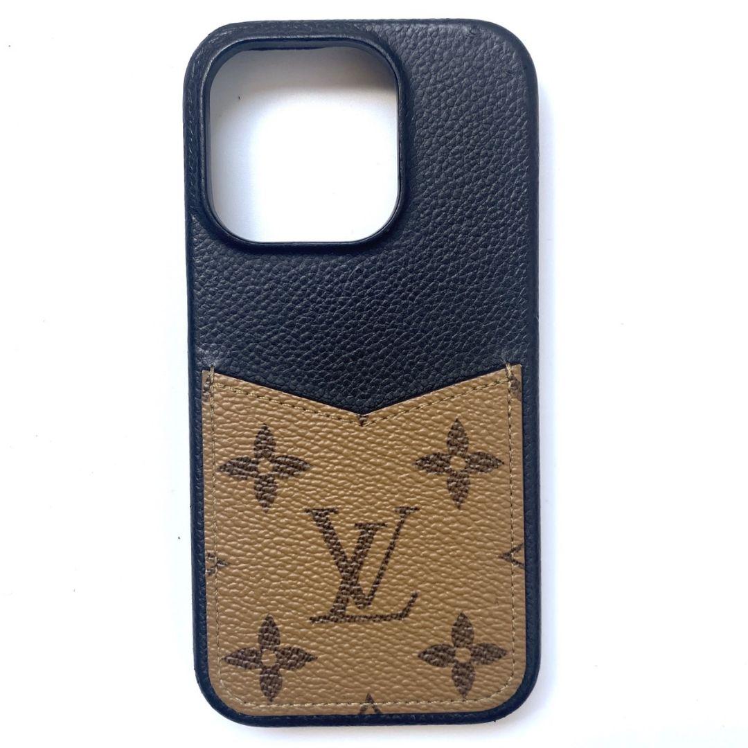 iPhone15pro iPhoneケース モノグラム リバース ハードケース