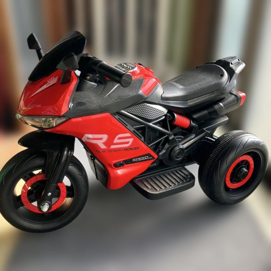 最終値下げ！ リアルでカッコイイ！　 レッド電動三輪バイBDQ-6288