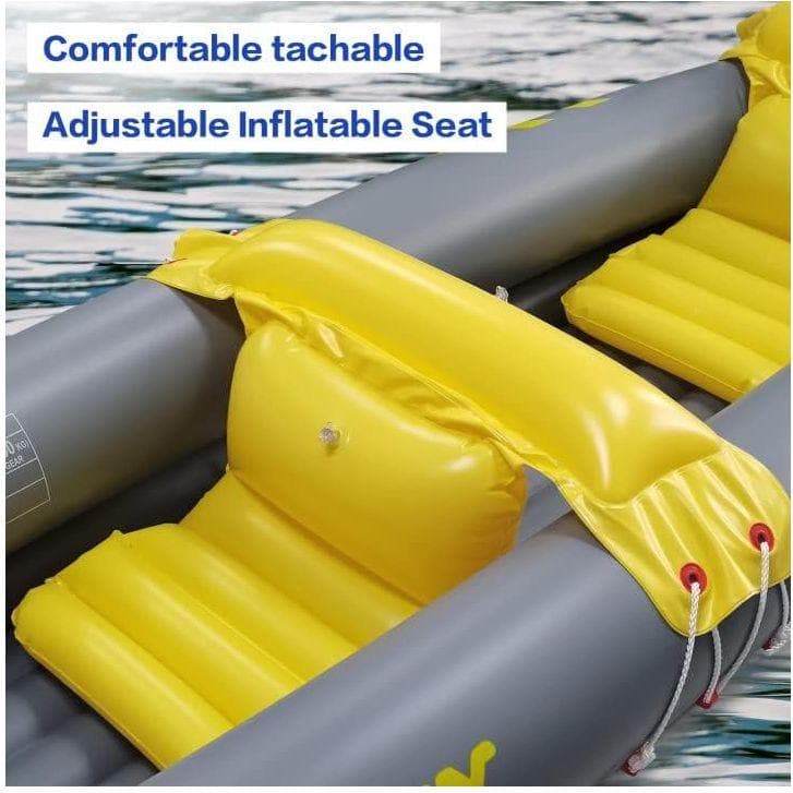 大漁!! 【送料無料】新品未開封 2人用 カヌー カヤック ゴムボート 釣り10