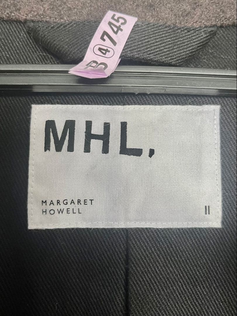 MHL.BASIC WOOL MELTON COAT サイズⅡ