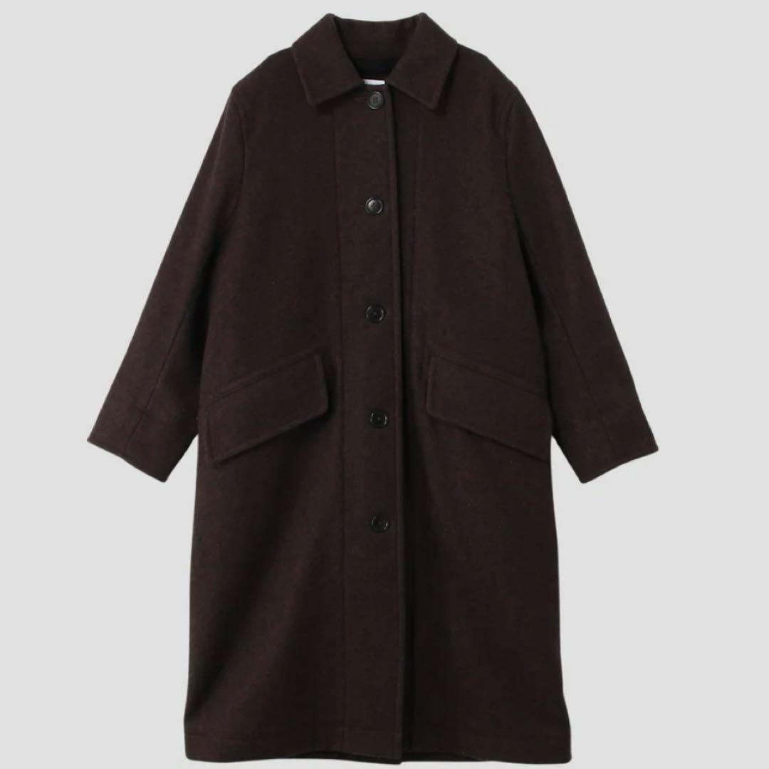 MHL.BASIC WOOL MELTON COAT サイズⅡ