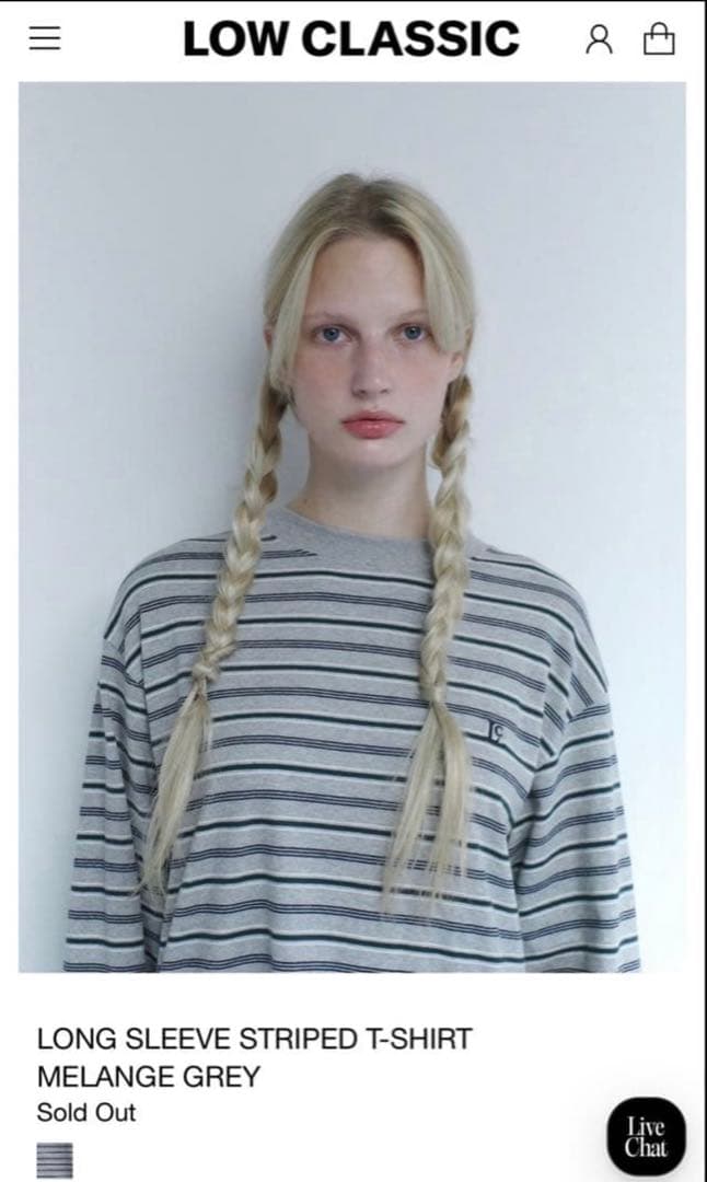 梨花さん着用　LOW CLASSIC ロンT Sサイズ　shishikui