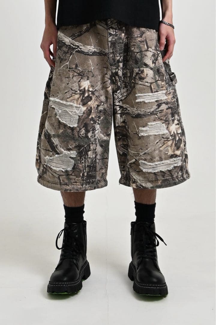 リアルツリーダメージ2WAYパンツ Sサイズ