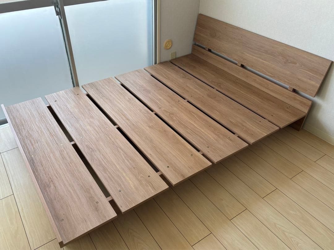 LOWYA ロウヤ　セミダブルベッド　すのこベッド