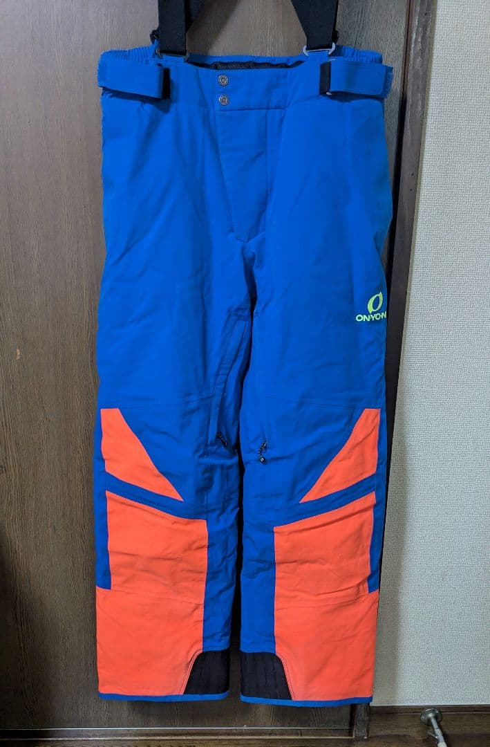 ON−YO−NE スキーウェアパンツ 青とオレンジ XO