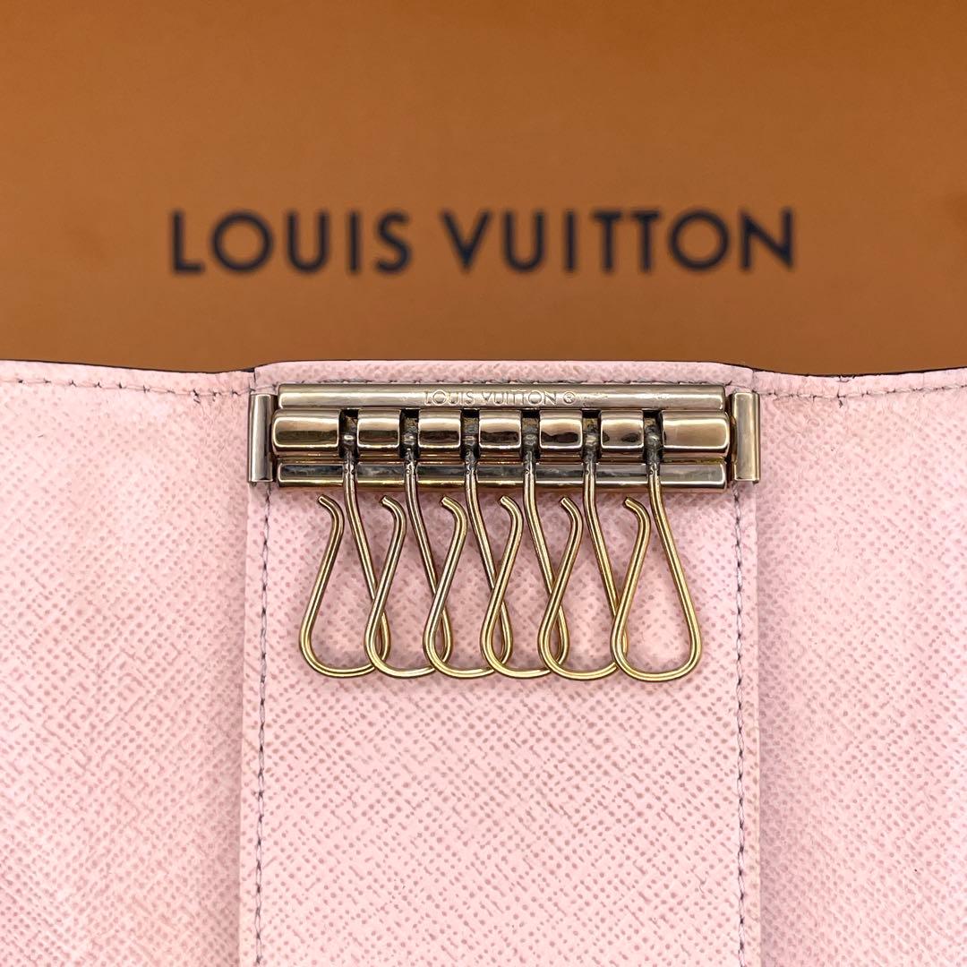 ✨極美品✨ルイヴィトン モノグラム ローズバレリーヌ 6連キーケース ピンク
