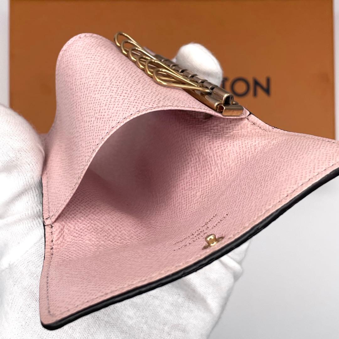 ✨極美品✨ルイヴィトン モノグラム ローズバレリーヌ 6連キーケース ピンク