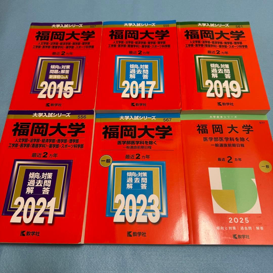 福岡大学　赤本　人文学部　法学部　経済学部　2013年～2024年　12年分