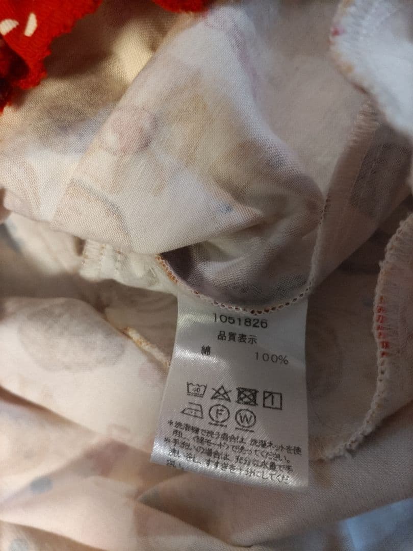 Shirley Temple クッキー柄ノースリーブワンピース 120