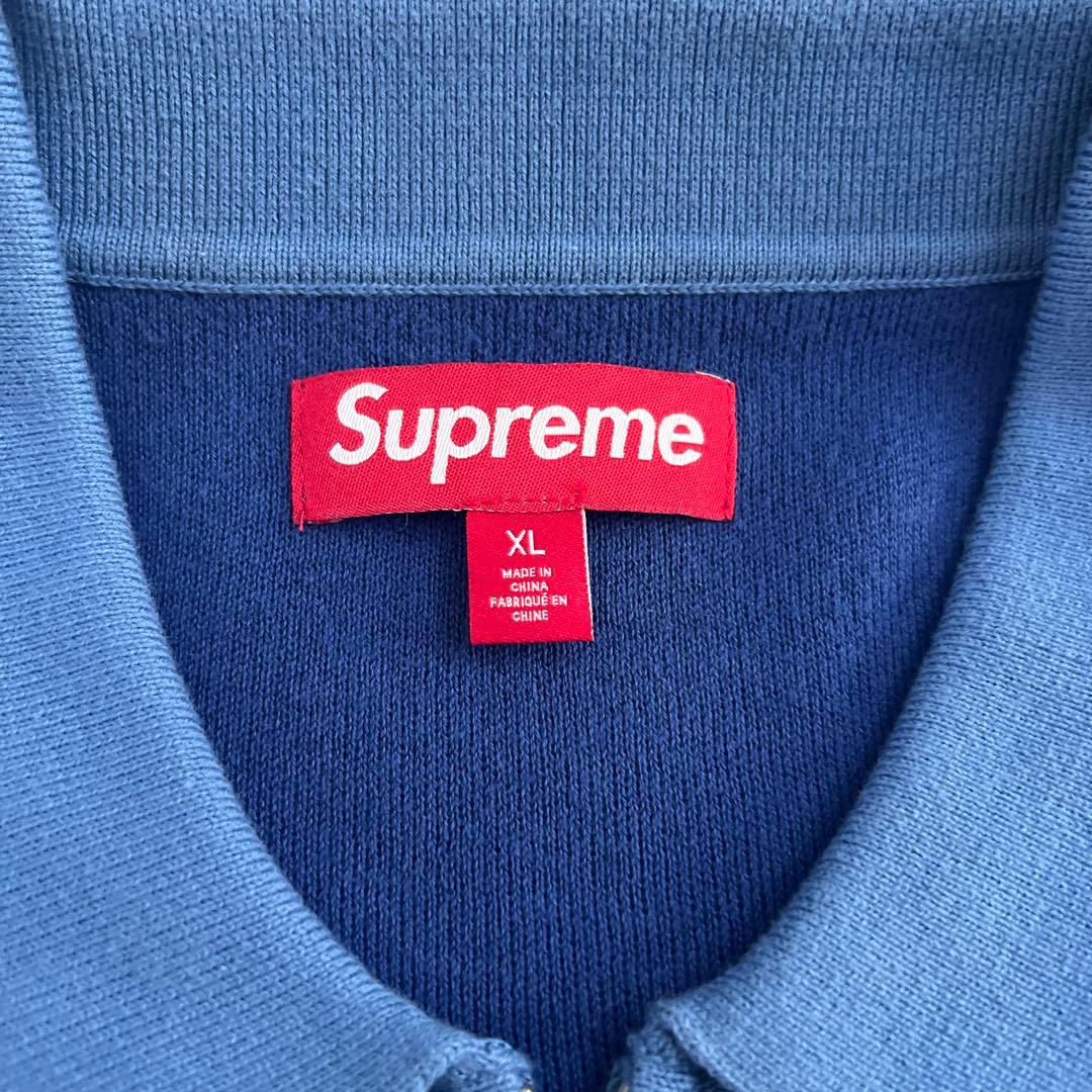 Supreme ジップアップポロシャツ XL