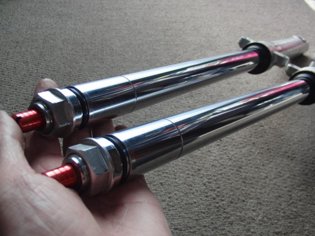 ★NSR50/80 後期 レプソル フロントフォーク インナー美品 左右セット