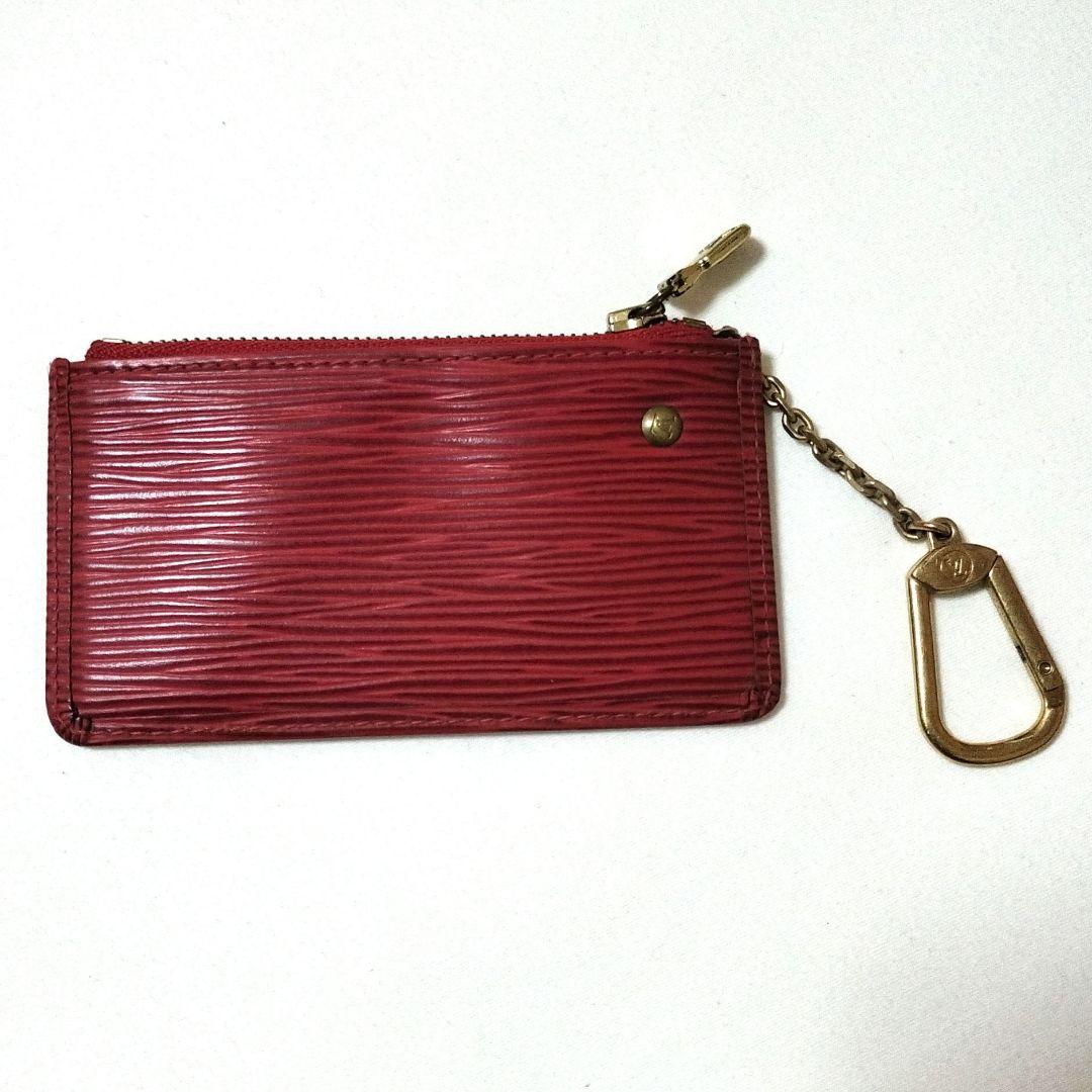 LOUIS VUITTON エピレザー キーケース ポシェットクレ ルイヴィトン