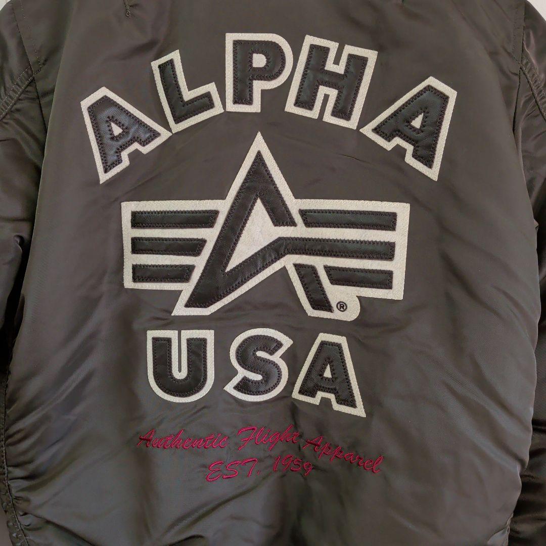 ジャケット・アウター ALPHA INDUSTRIES MA-1 olive S