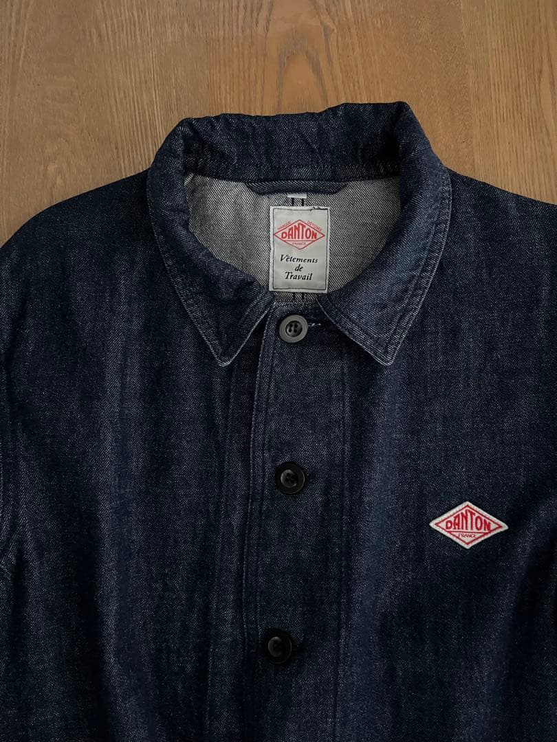 ［美品］DANTON デニム カバーオール　42