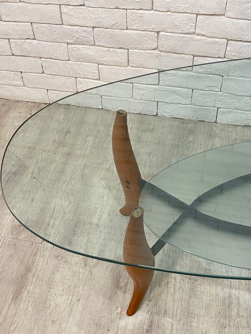 【東京23区配送無料】定価15万円　アクタス　　　PORADA ガラス　テーブル