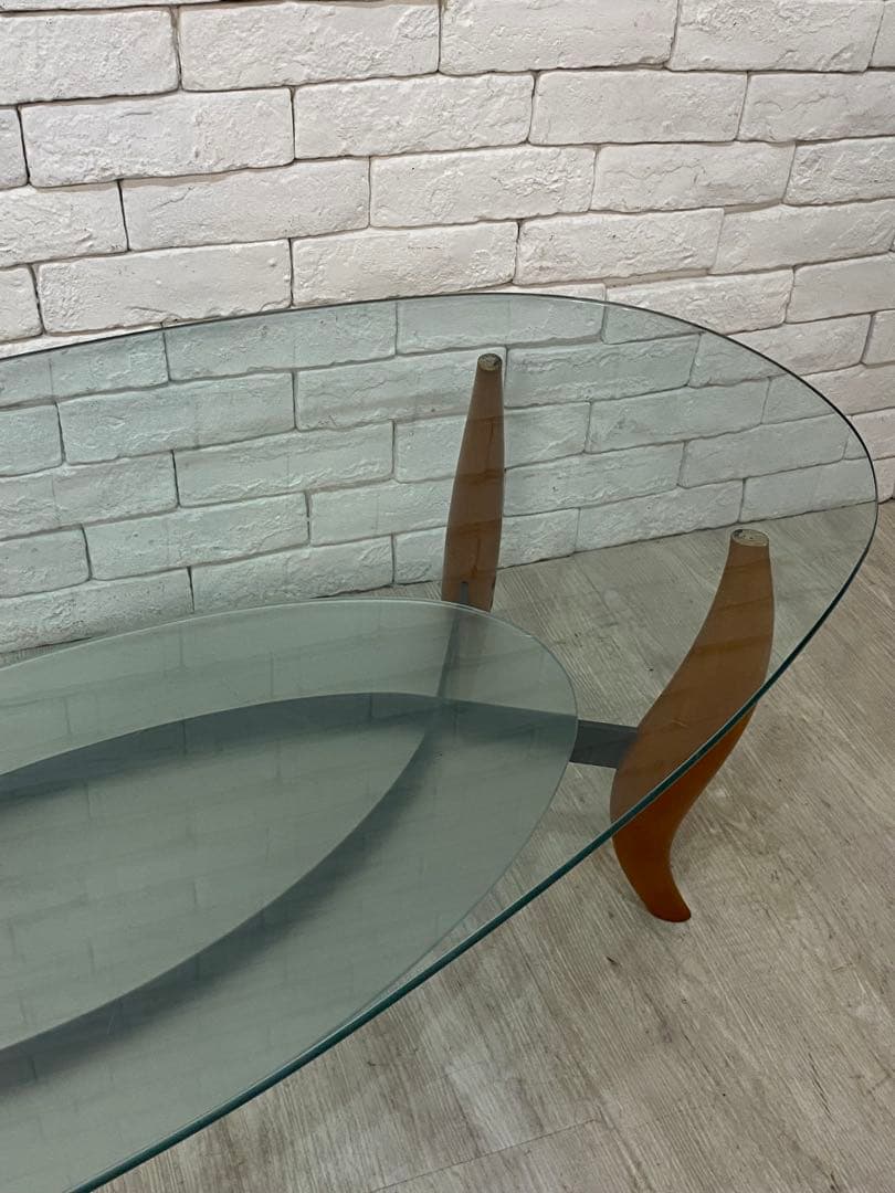 【東京23区配送無料】定価15万円　アクタス　　　PORADA ガラス　テーブル