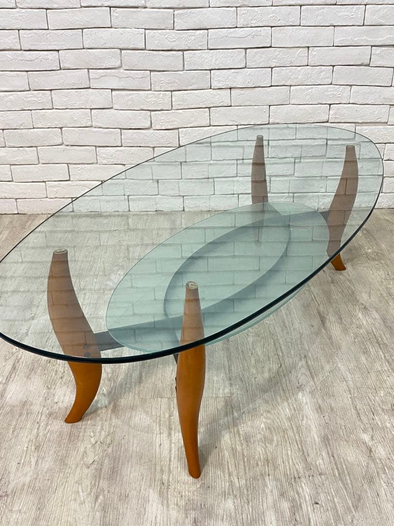 【東京23区配送無料】定価15万円　アクタス　　　PORADA ガラス　テーブル