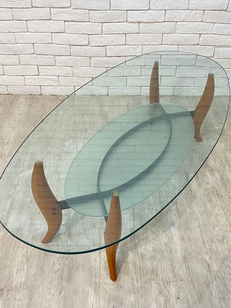 【東京23区配送無料】定価15万円　アクタス　　　PORADA ガラス　テーブル